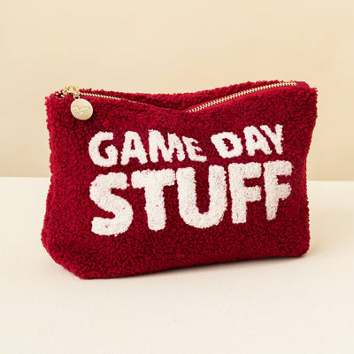 Teddy Pouch-Burgundy Gameday Stuff