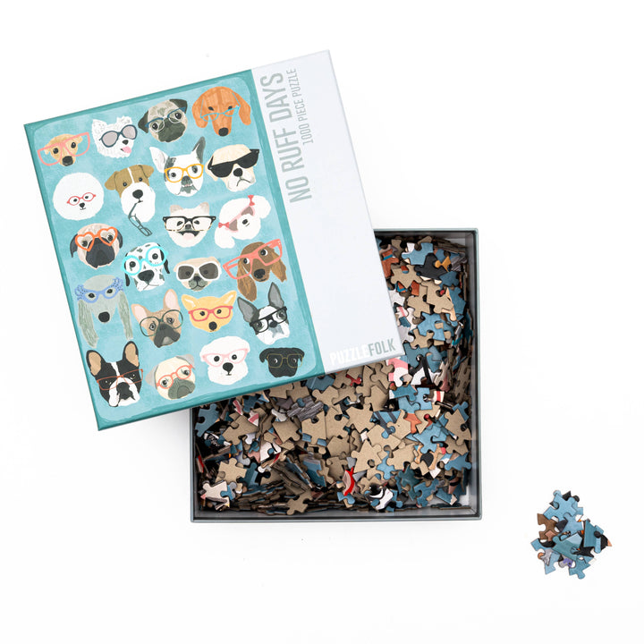Puzzle-No Ruff Days Dogs 1000 piece