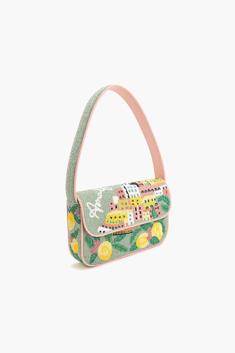 Shoulder Bag-Amalfi Dreams Beaded