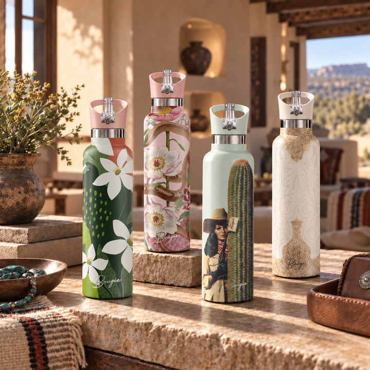 BANDIT | Vintage Pin-Up Bandit Insulated Water Bottle 25 oz-Jade