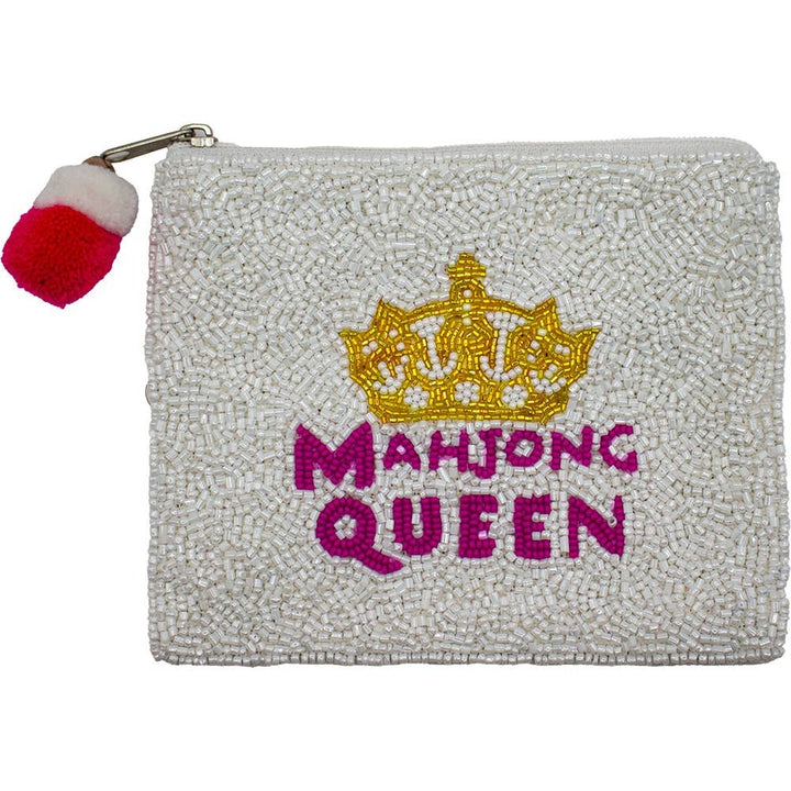 Beaded Coin Pouch-Mahjong Queen