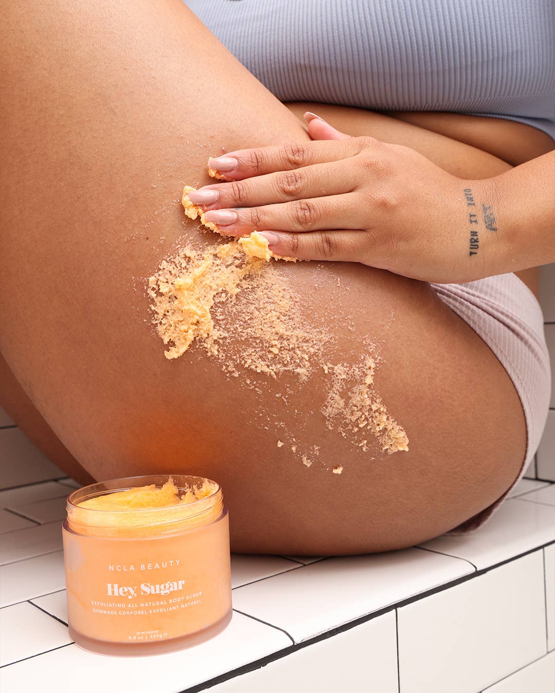 NCLA Body Scrub 8.5oz-Peach