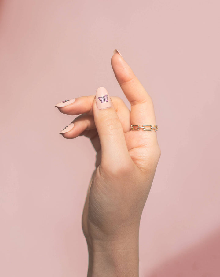 Nail Art Temporary Tattoo Pack - Color