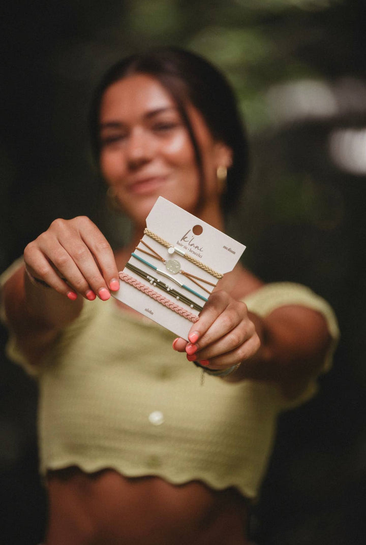 Hair Tie Bracelets-Aloha