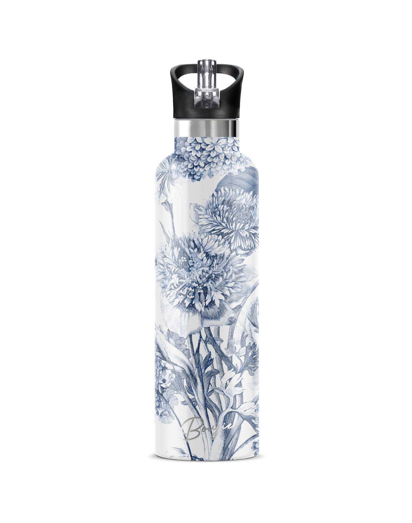 TOILE FLEURIE | 25 oz Insulated Water Bottle Flip'n'Sip Lid