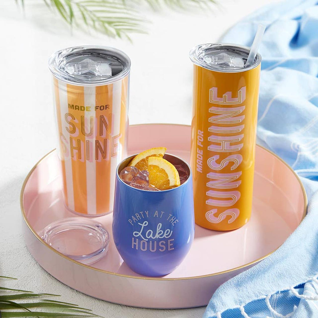 Double-Wall Skinny Tumbler - Sunshine