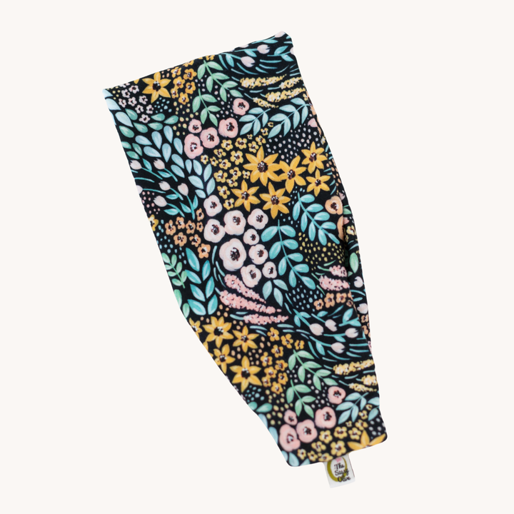 Black Floral Headband