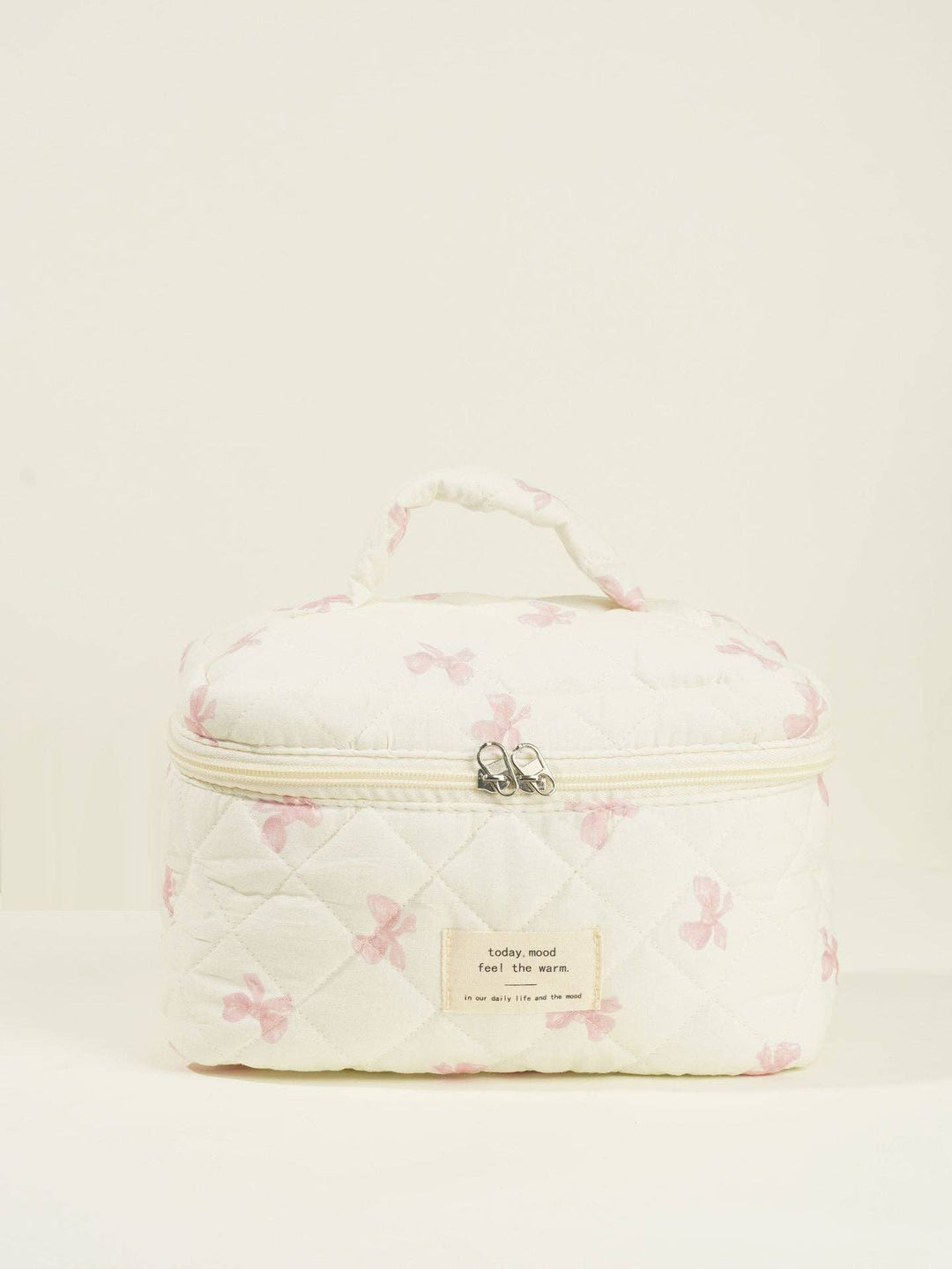 Butterfly Floral Print Puffer Make Up Bag DPB0106