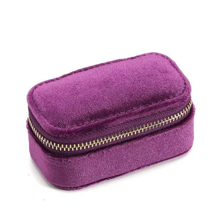 Soft Velvet Solid Color Jewelry Case DP25F864