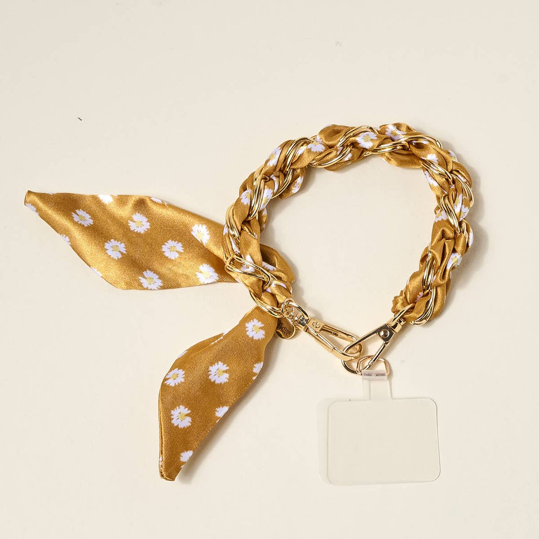 Call Me Later Phone Scarf–Honey Blossom