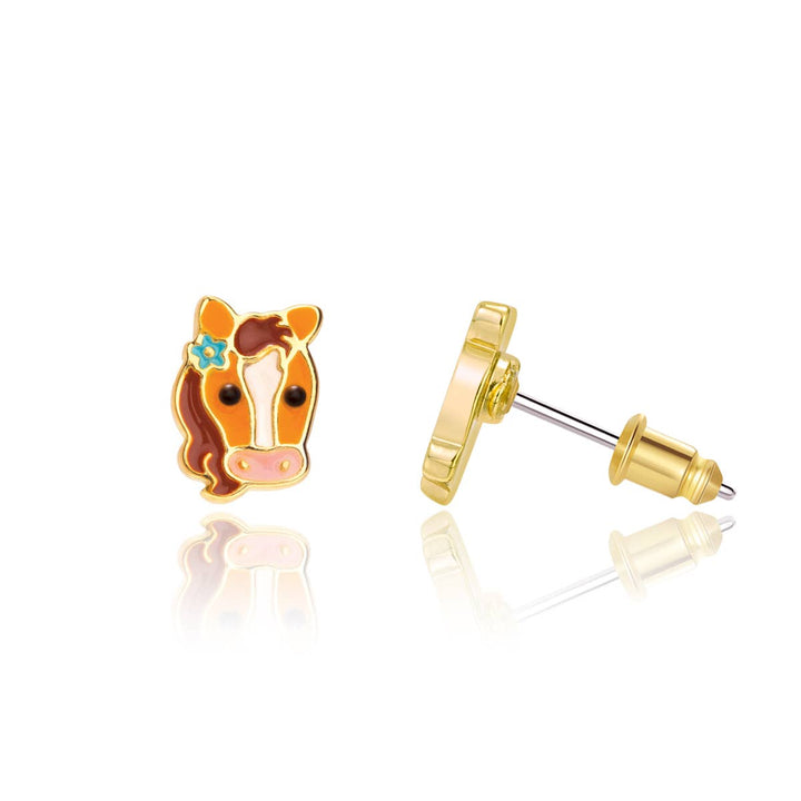 Stud Earrings-Pretty Pony