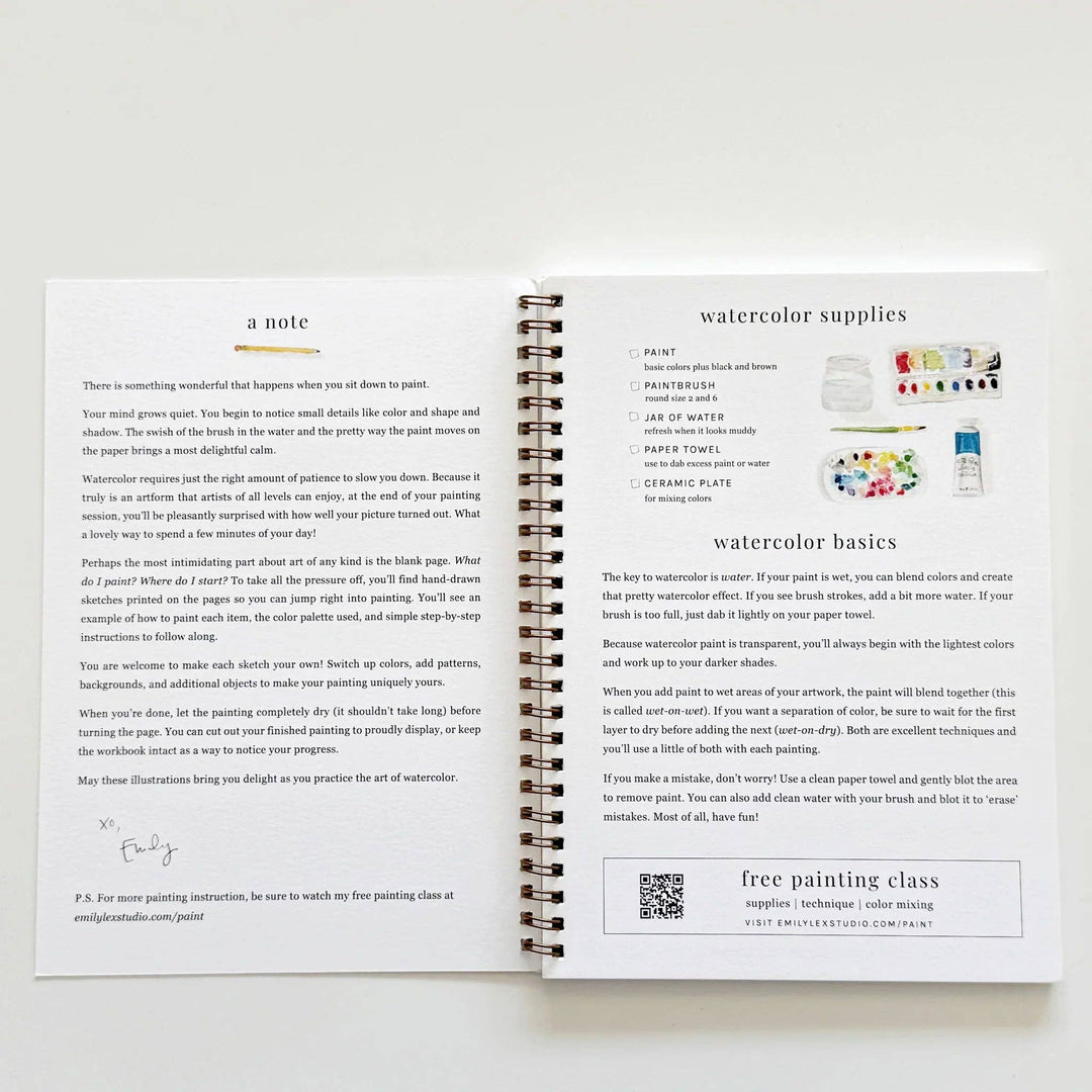 Watercolor Workbook-Fruit