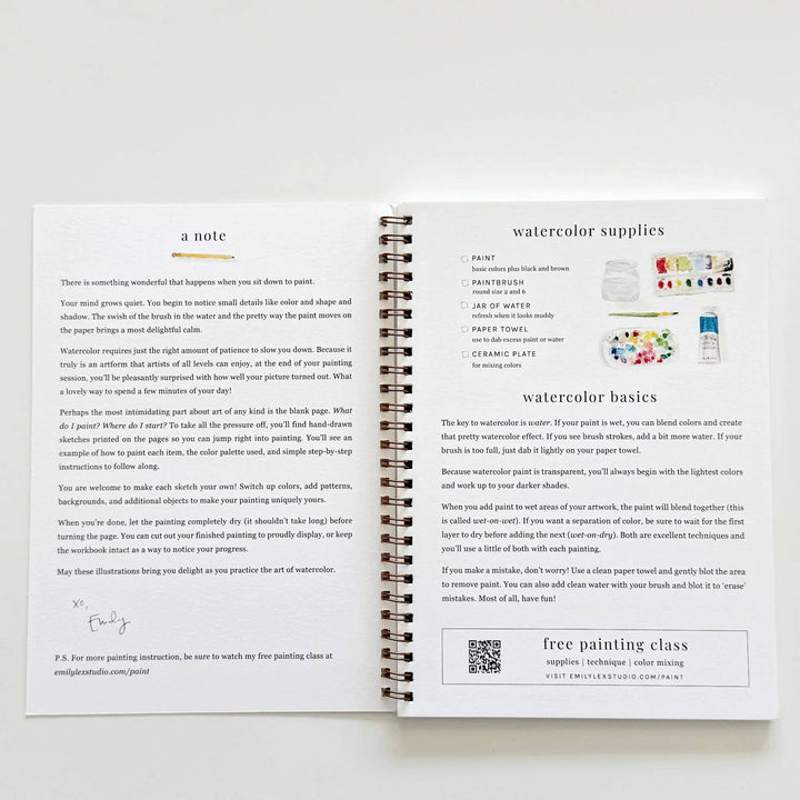 Watercolor Workbook-Fruit