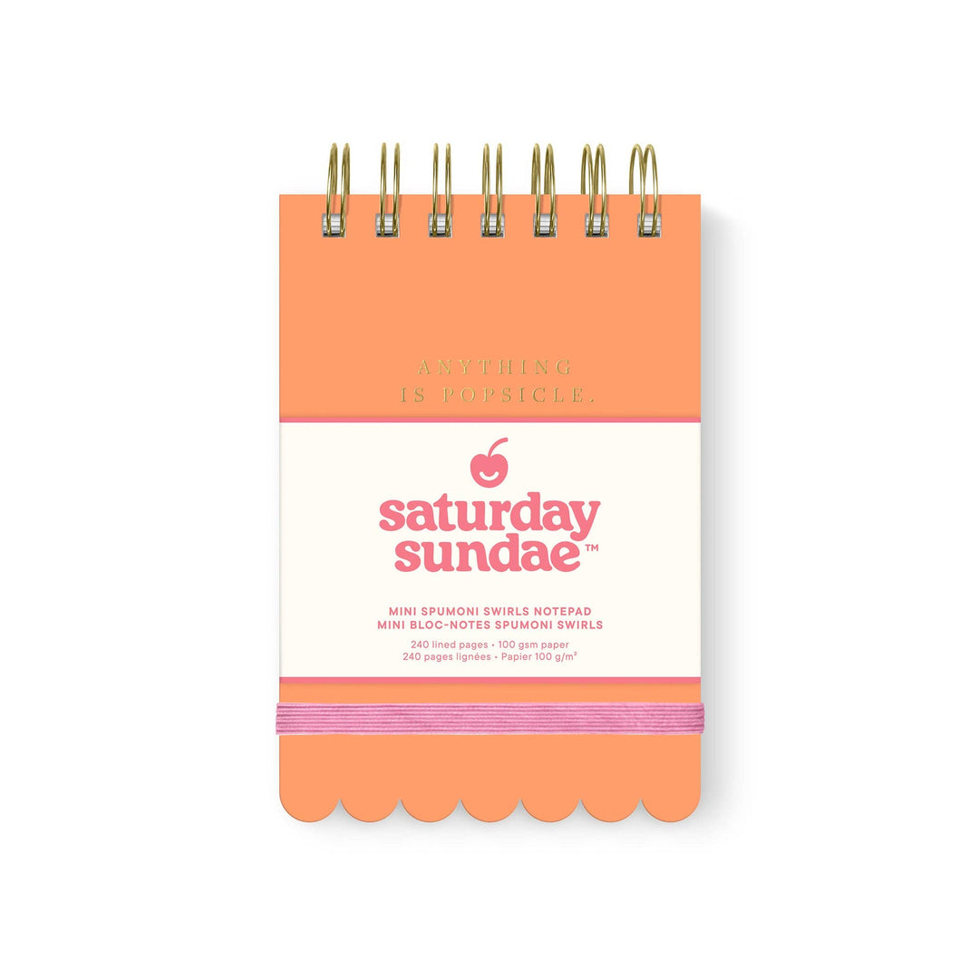 Mini Notepad-Tutti-Frutti Spumoni Swirls
