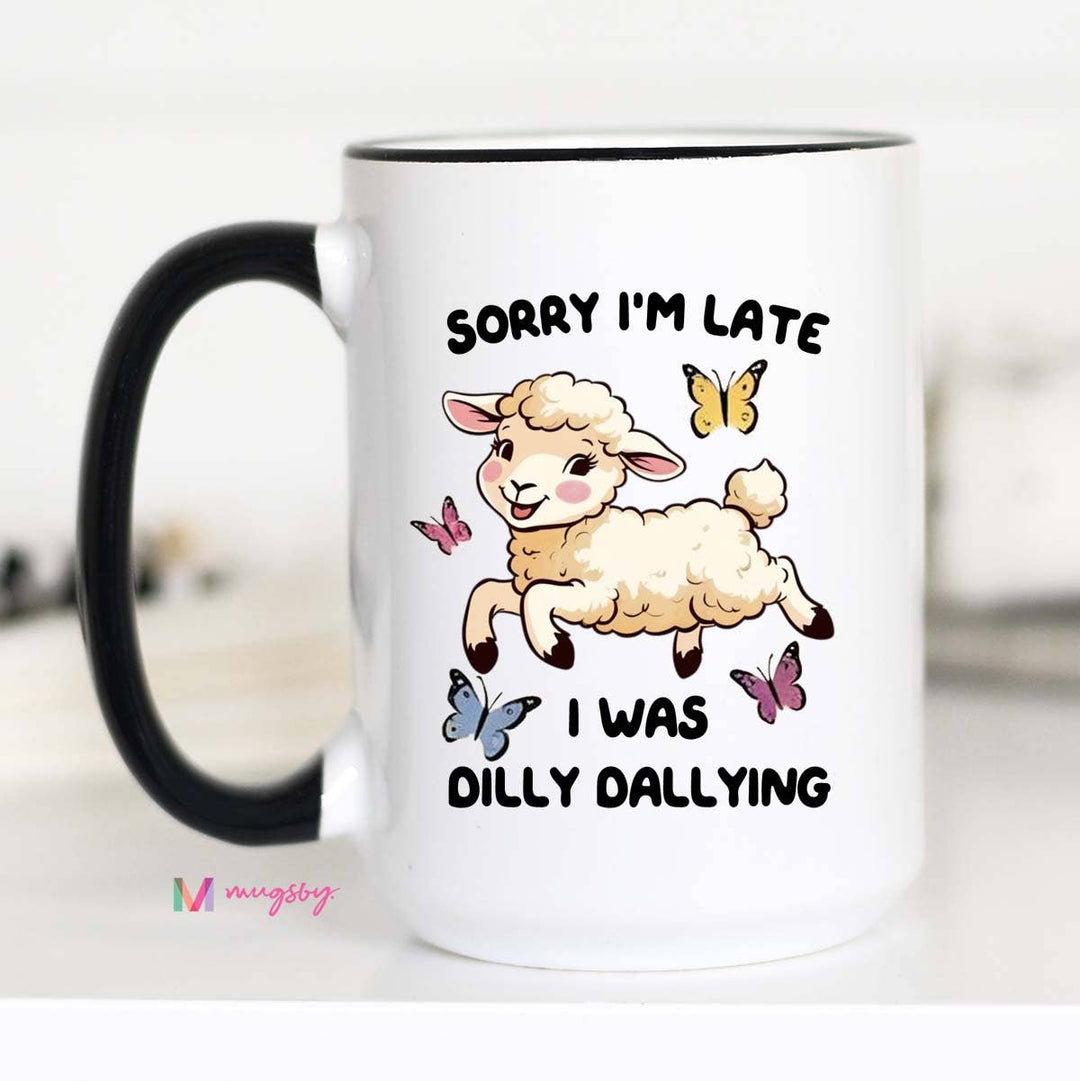 Funny Mug 11oz-Dilly Dallying Coffee Mug