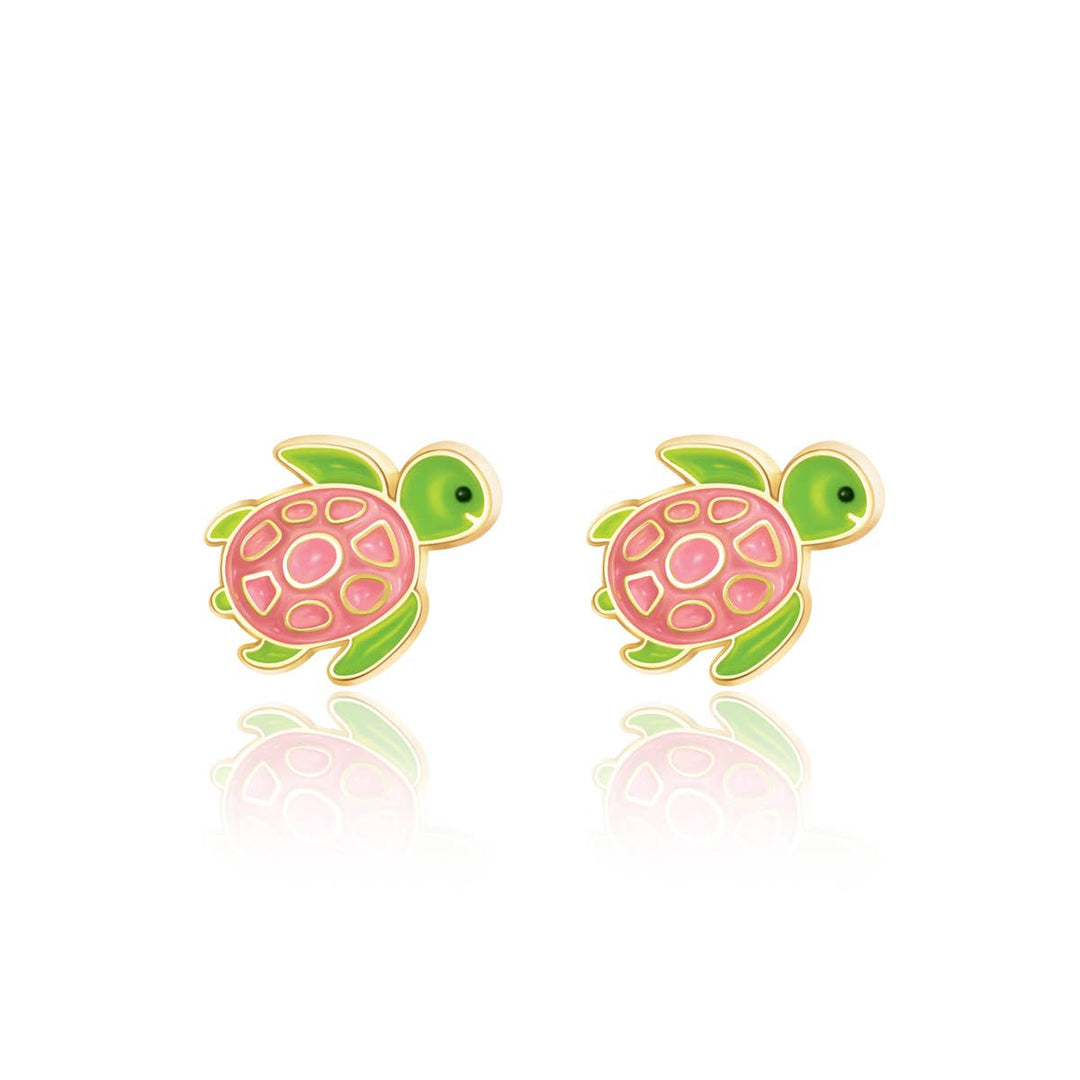 Stud Earrings-Turtle-y Awesome