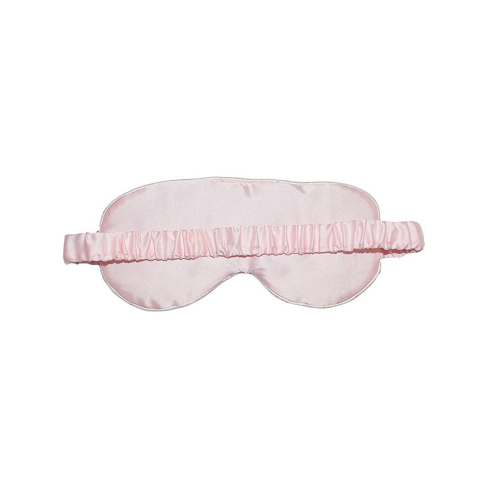 Champagne Satin Eye Mask & Satin Pillowcase Set