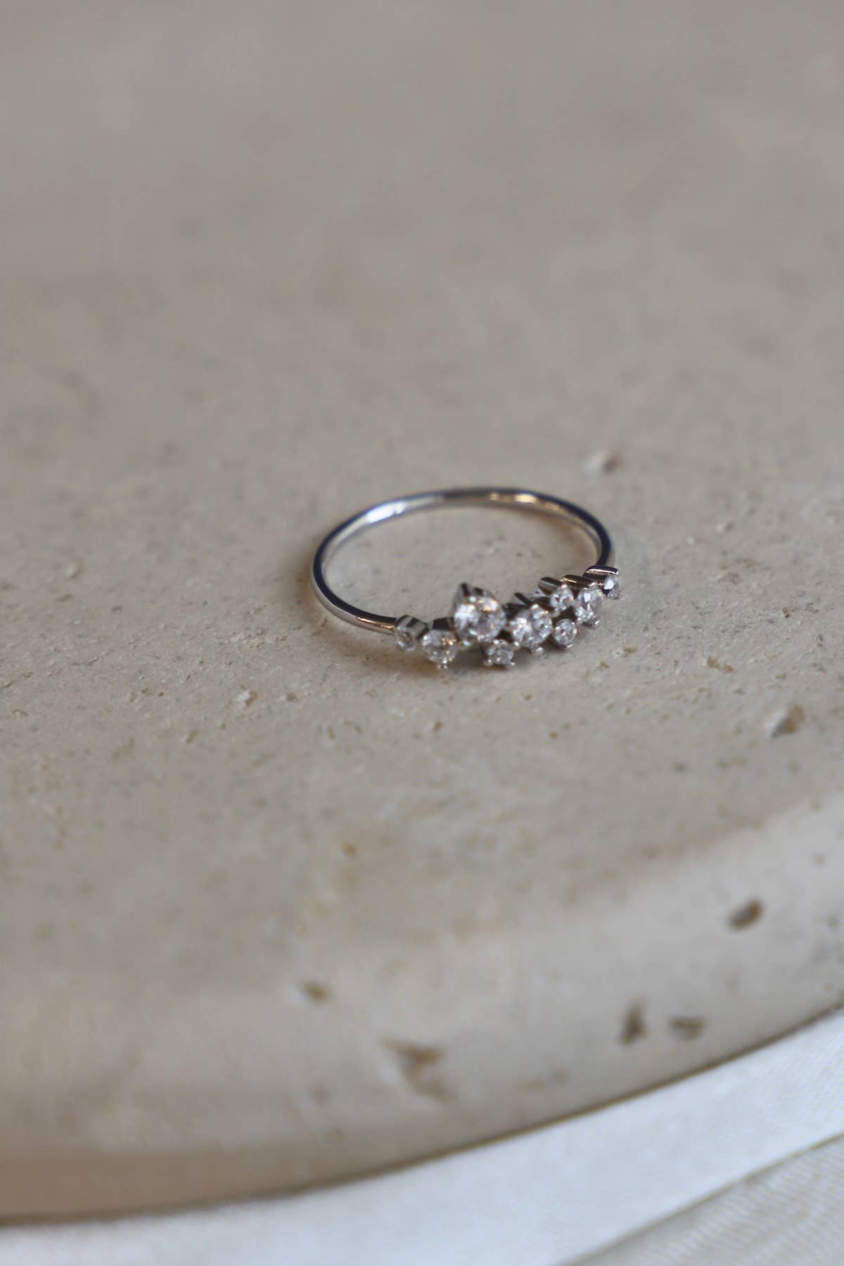 Ring-Starry Night Silver