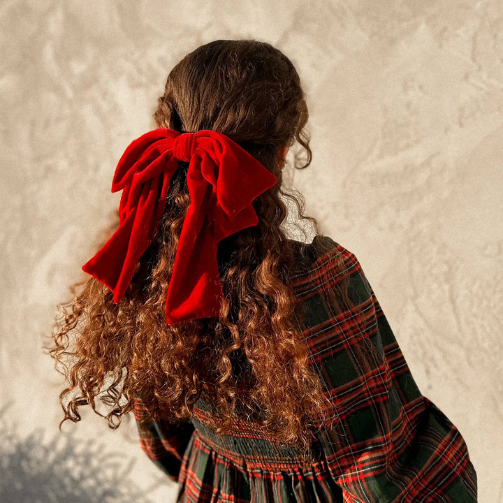 Big Velvet Bow: Black