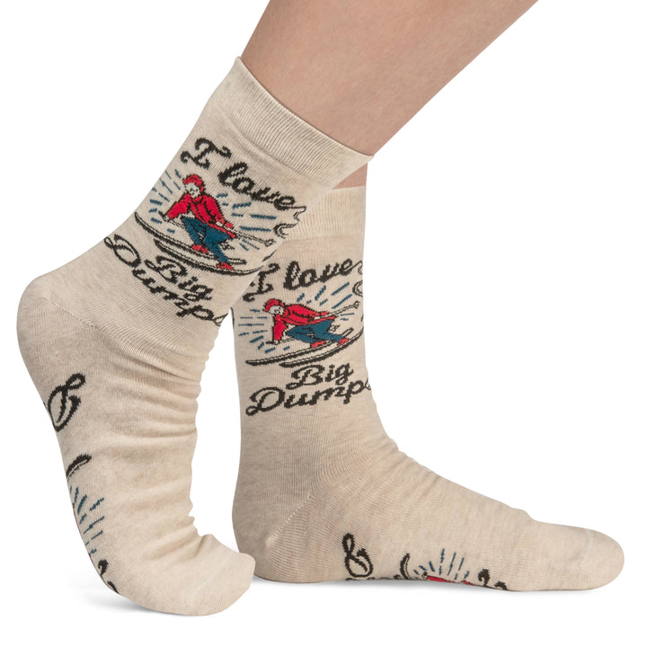 I Love Big Dumps Socks for Skiers