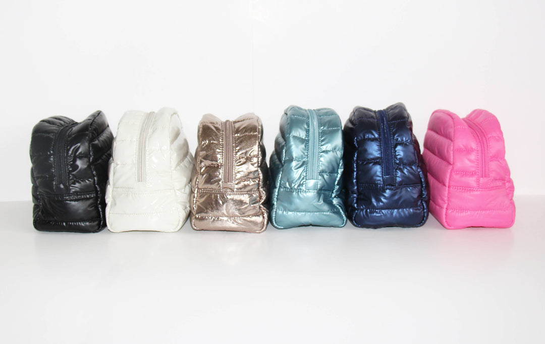 Irene Cosmetic Puffer Bag Black