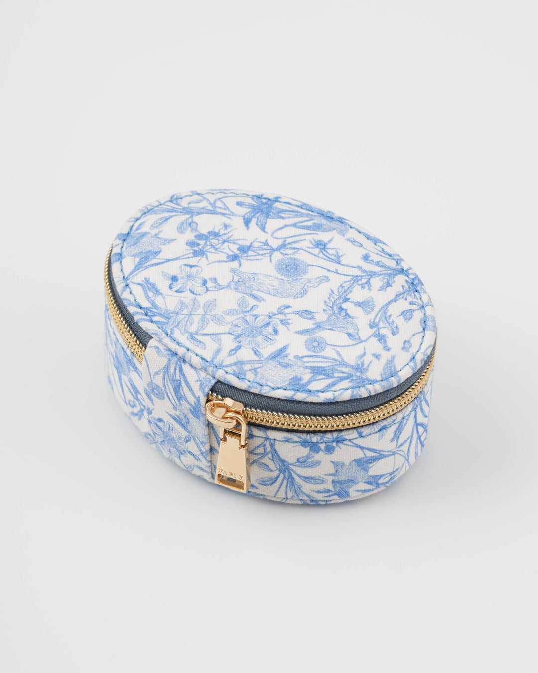 Bunny Blues Blue Oval Jewelry Box