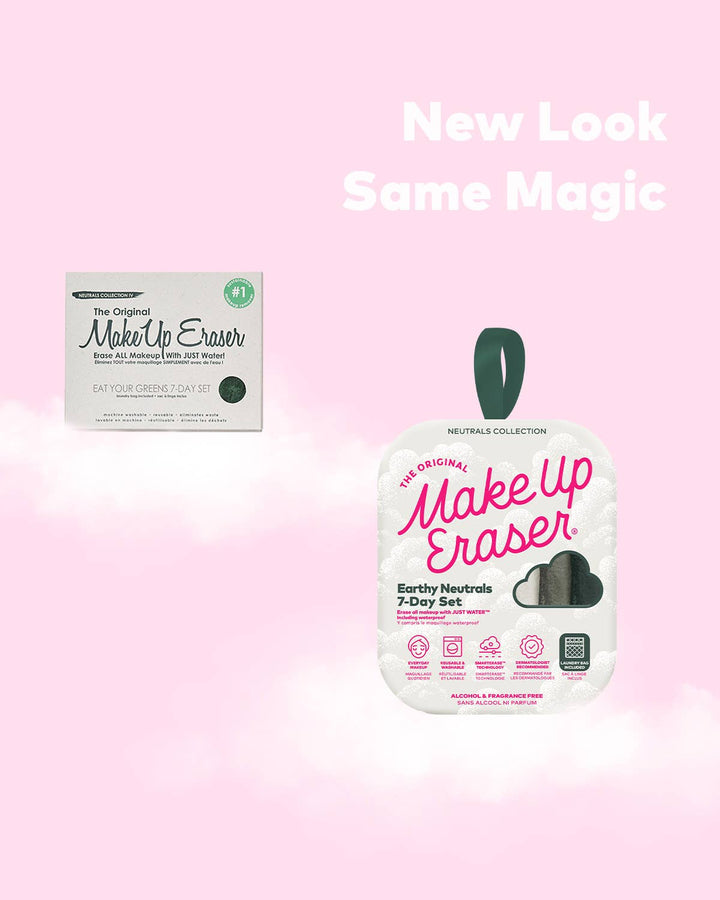Earthy Greens 7-Day MakeUp Eraser Set | No Waste