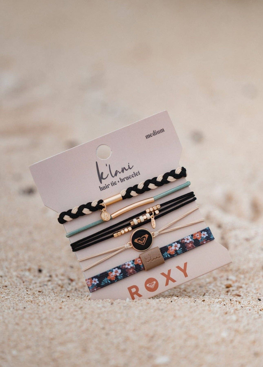 Hair Tie Bracelets-K'lani x Roxy Coastal Drift