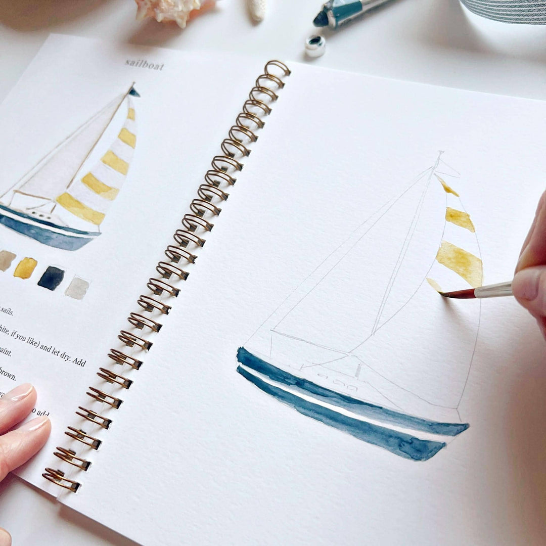 Watercolor Workbook-Seaside
