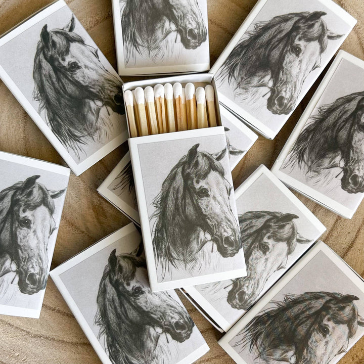 Match Set-Horse Portrait// Vintage Landscape