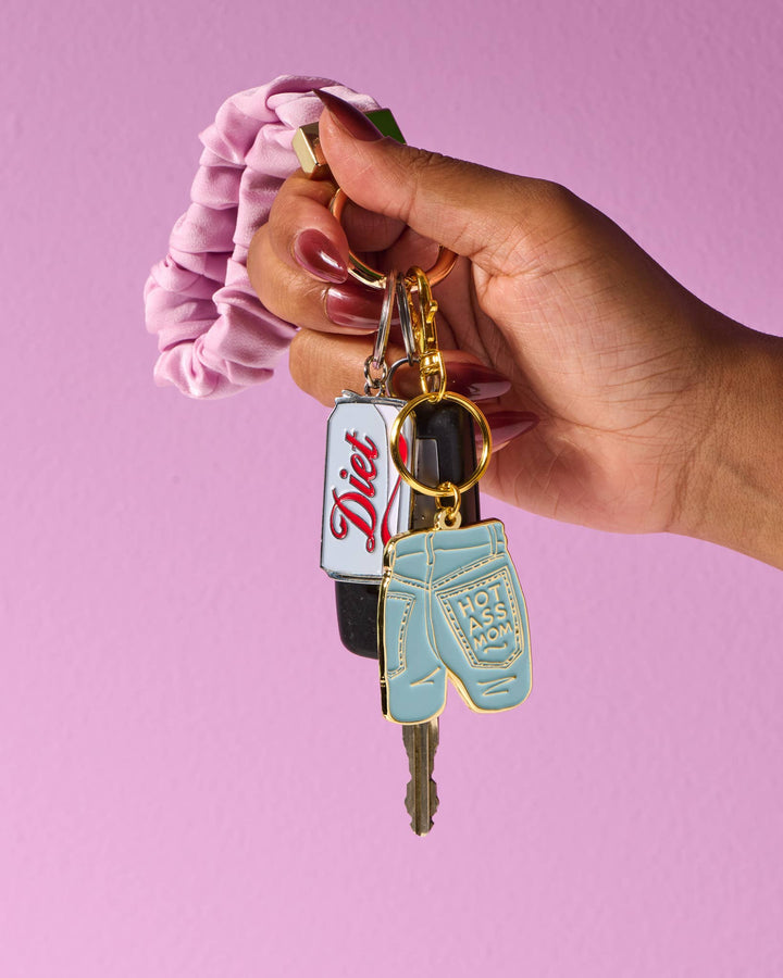 Keychain & Bag Charm-Mom Jeans