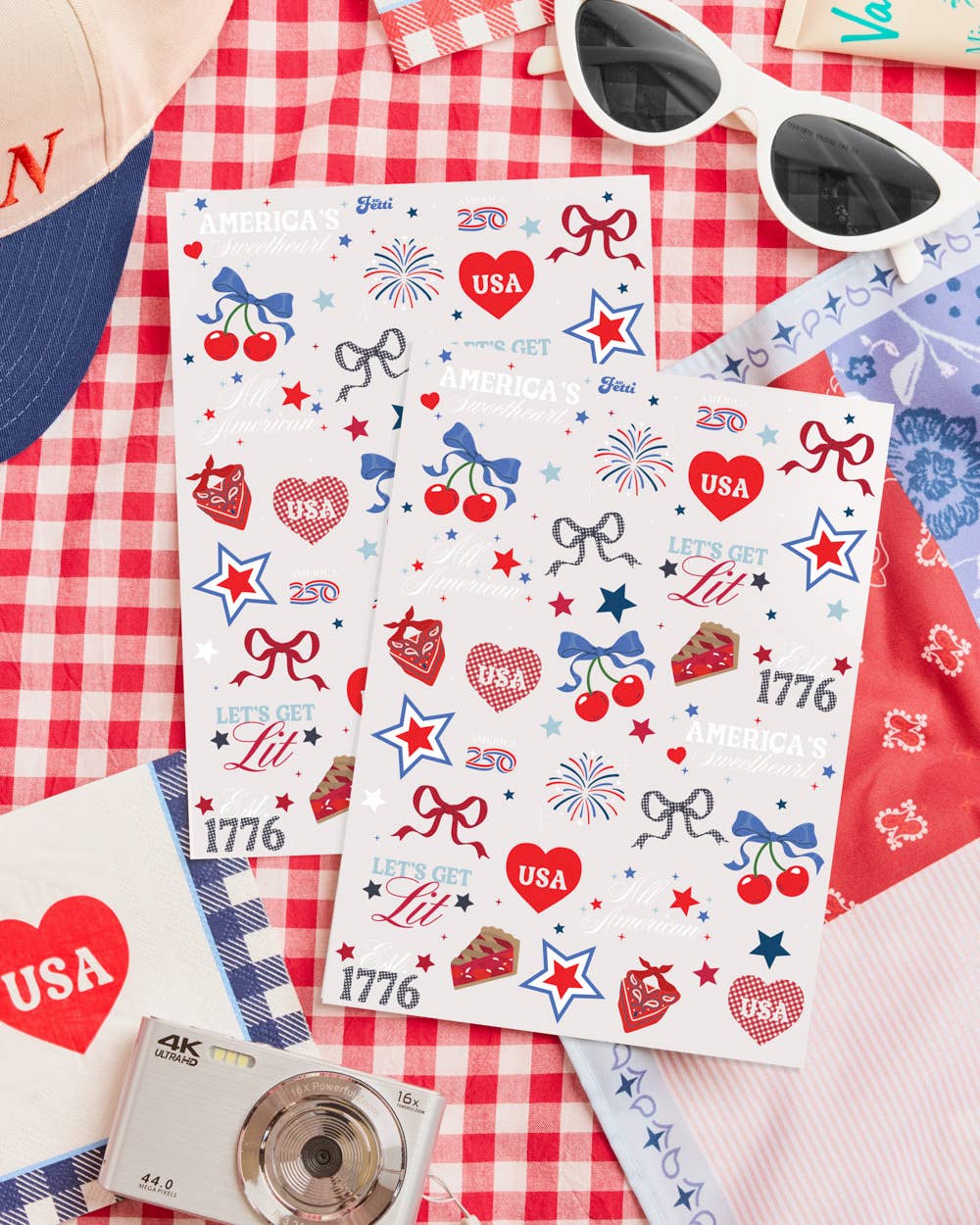 Patriotic Tattoos-America 250 Tattoos |4th of july, usa, temporary