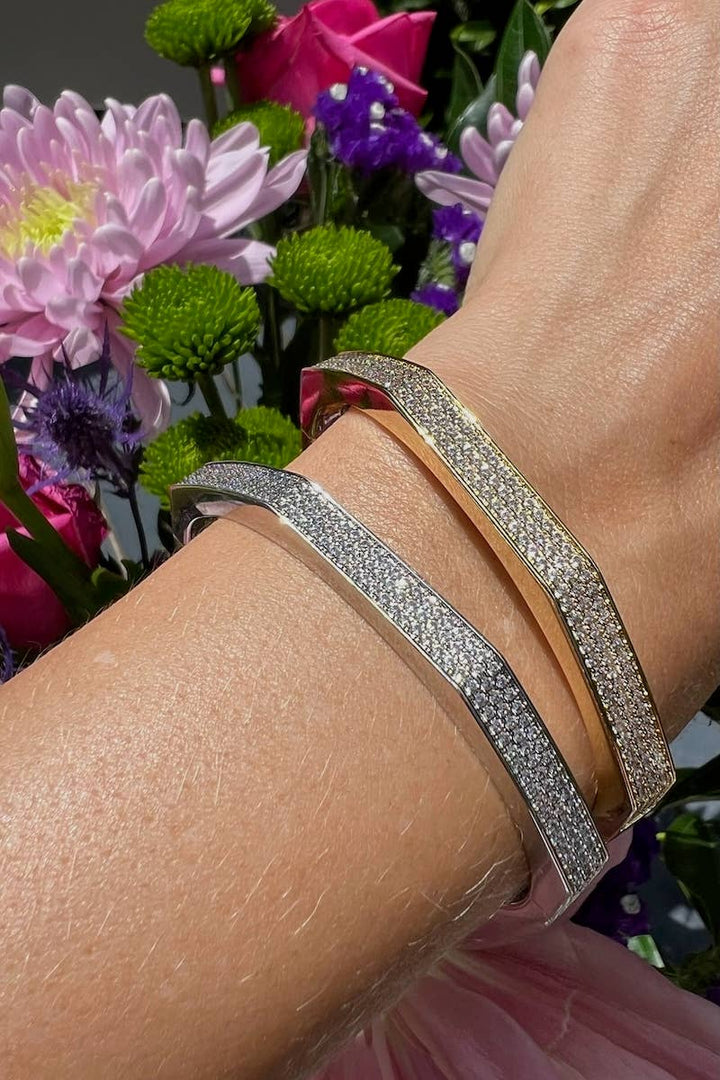 Bracelet-14k Gold Plate Octavia Bangle