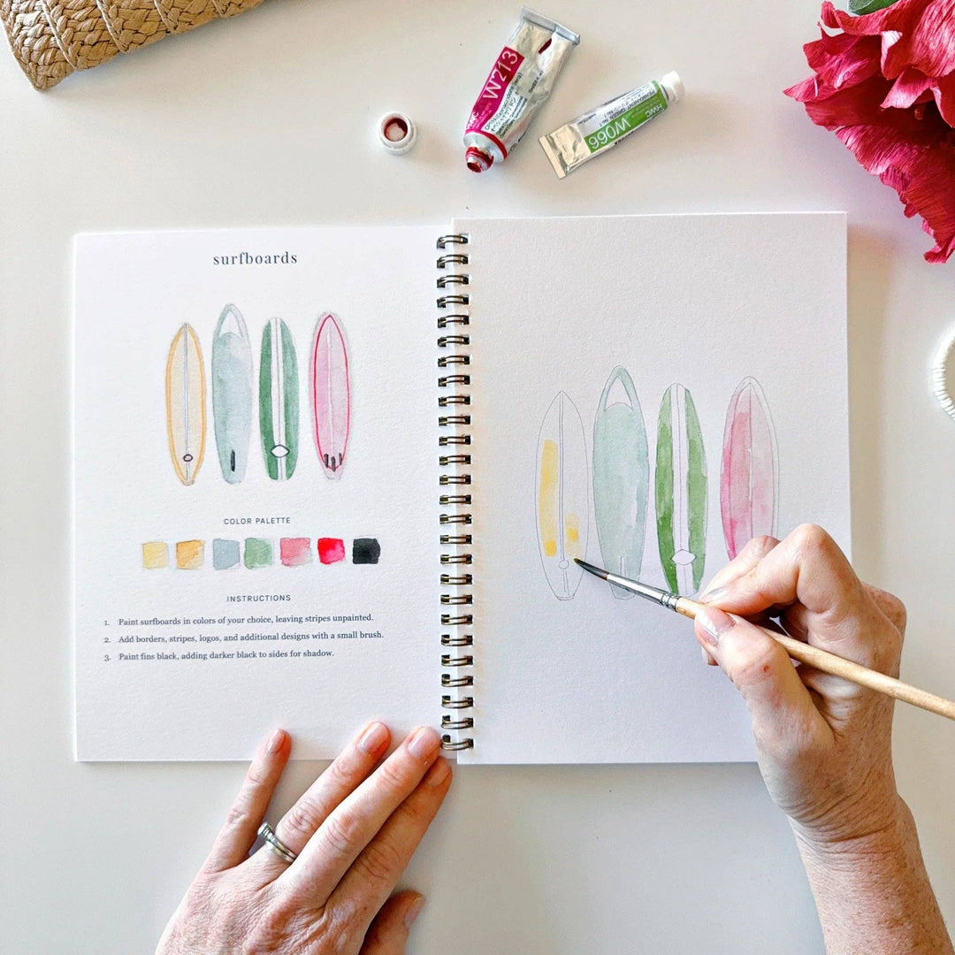Watercolor Workbook-Tropical