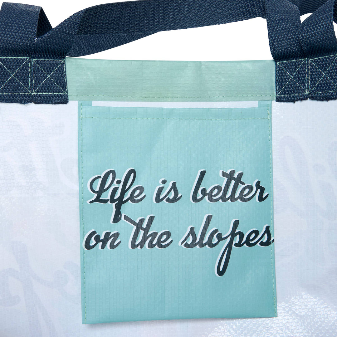 Shopping Tote-On The Slopes Shopping Tote