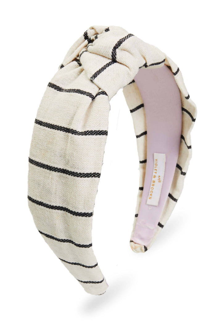 Phoebe Linen Knot Headband