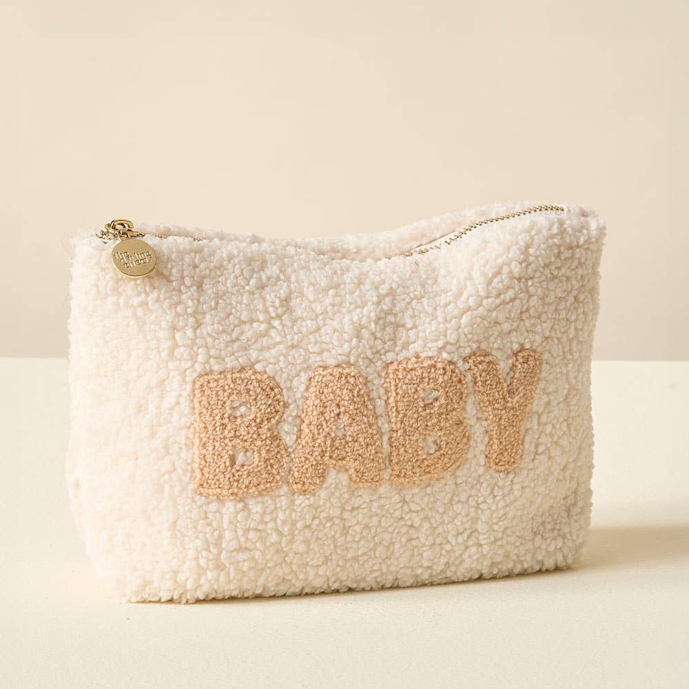 Teddy Pouch-Cream Baby