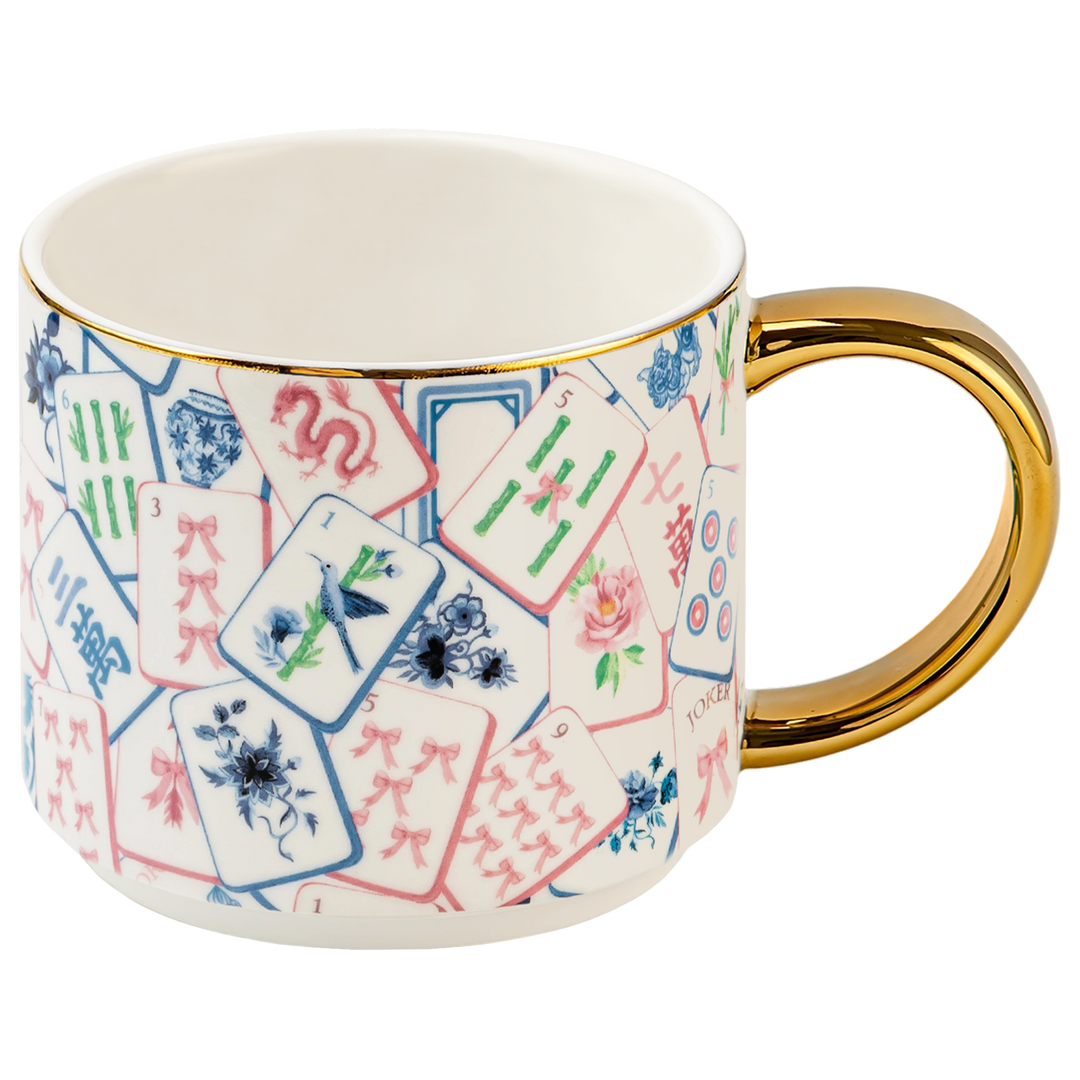 Coffee Mug-Mahjong Tiles