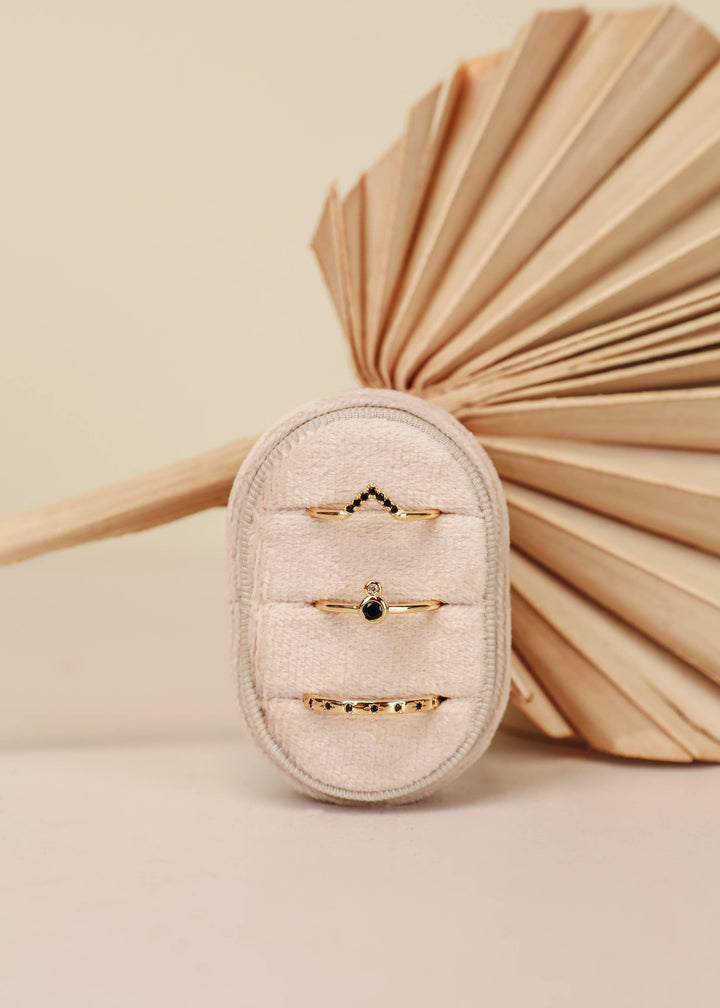 Gold Rings - Black Celestial