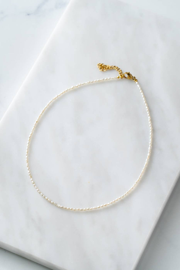 Necklace-Tiny Pearl