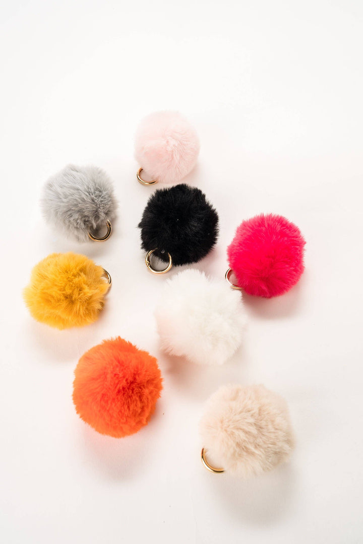 Pom Pom Bag Charm