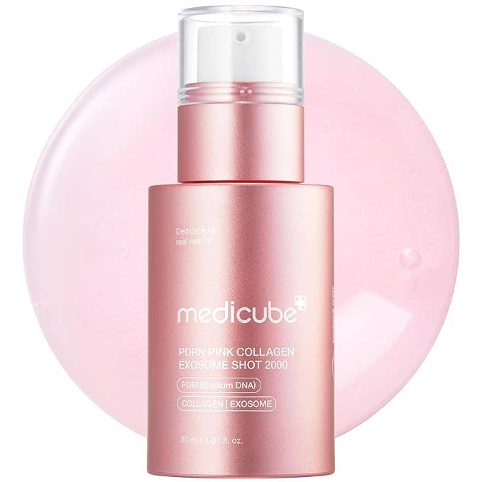 MEDICUBE PDRN Pink Collagen Exosome Shot Serum 2,000 PPM 30ml 1.01 fl.oz