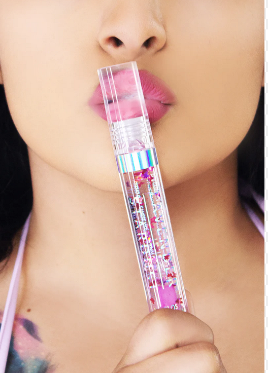 Lip Gloss-Sparkle Cosmic: Bubble Butterfly .15oz