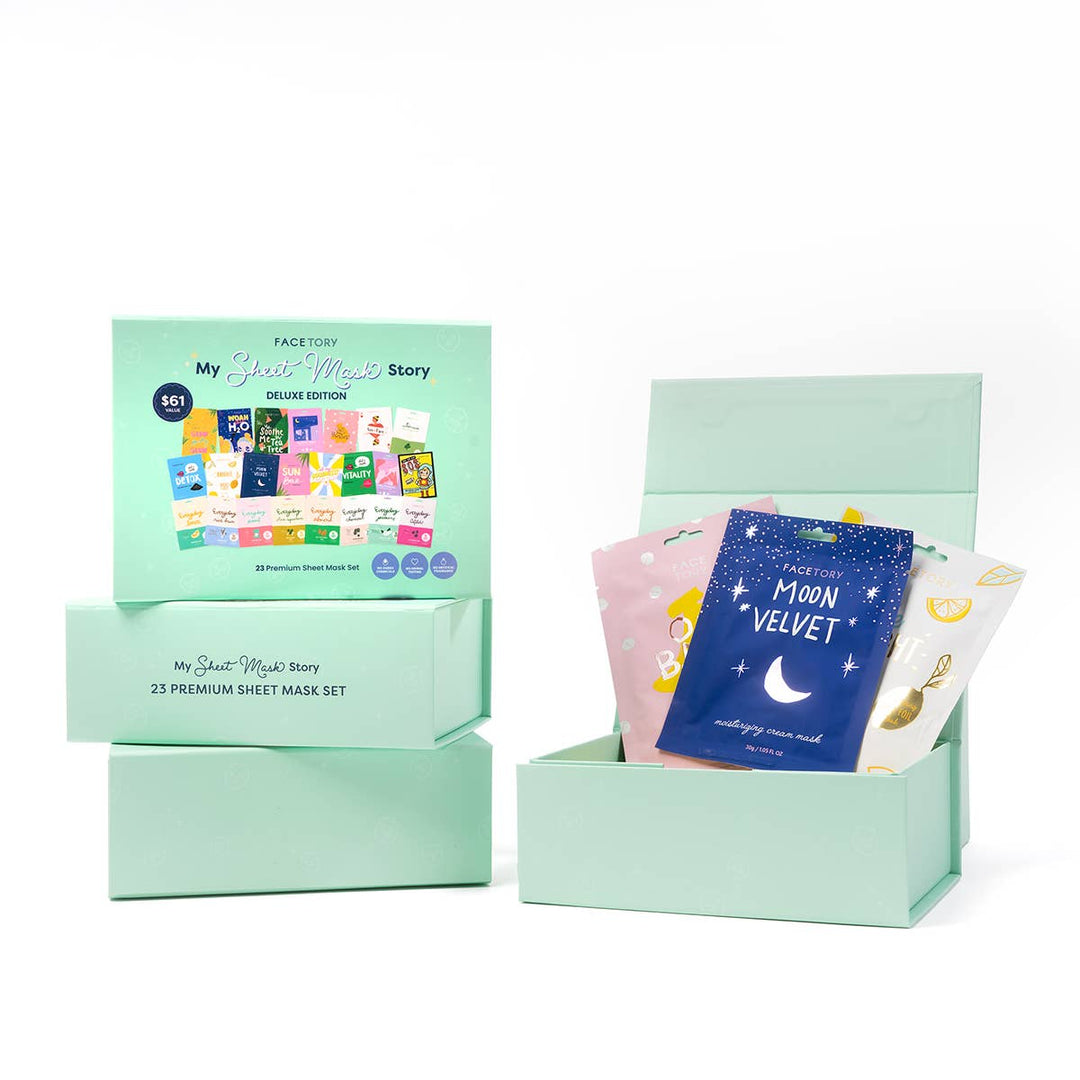 K-Beauty Face Mask Gift Set - My Sheet Mask Story -Set of 23