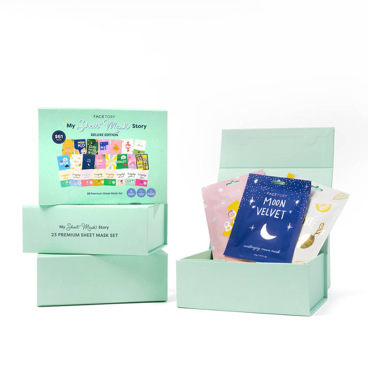 K-Beauty Face Mask Gift Set - My Sheet Mask Story -Set of 23