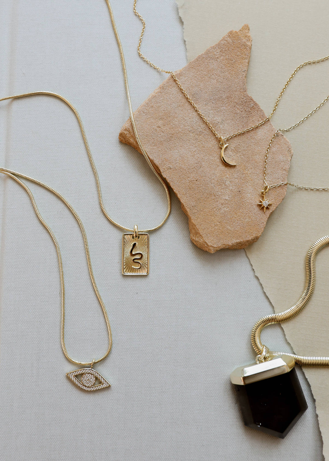 Necklace - Snake Dog Tag