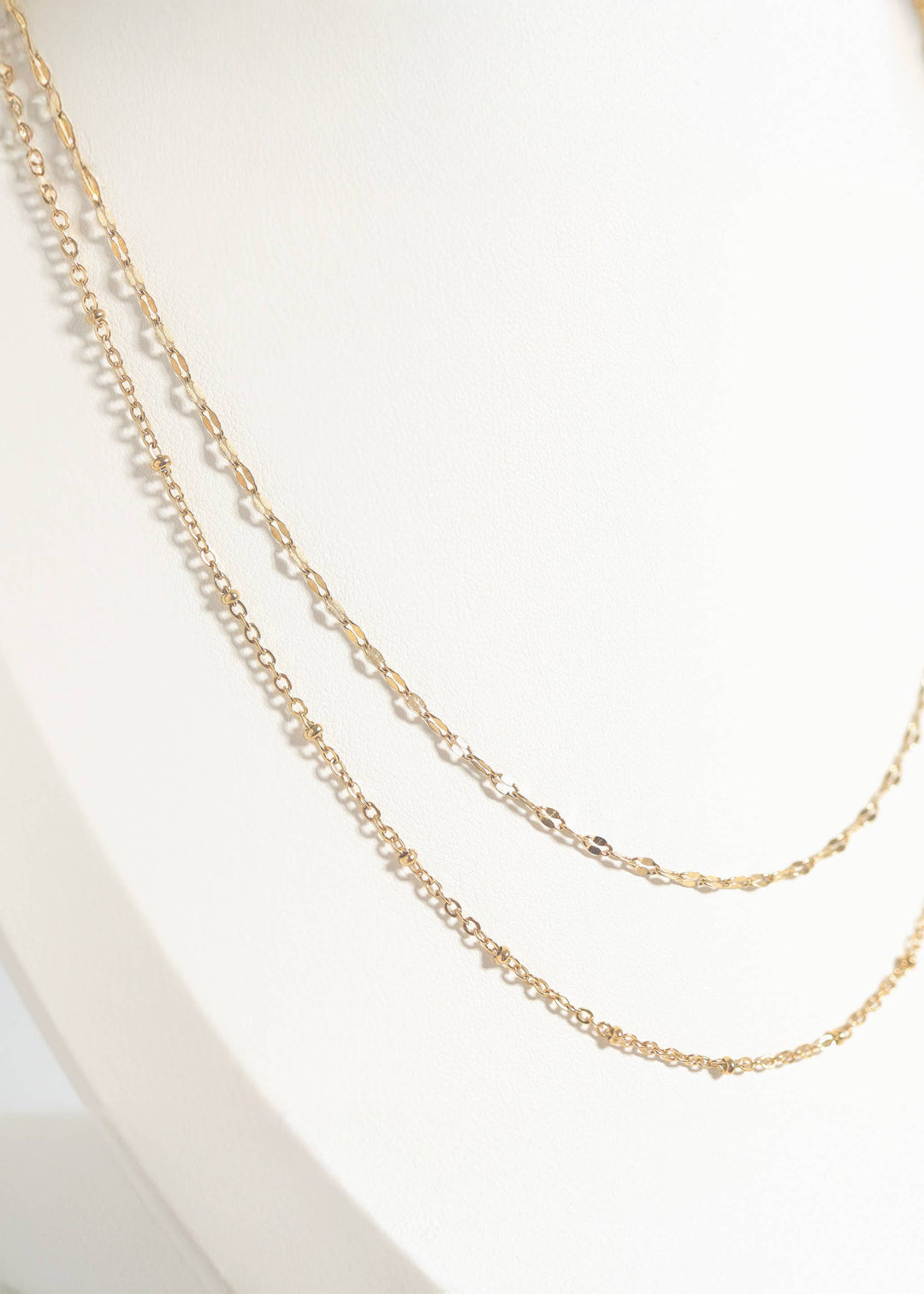Stainless Steel Lip Chain Necklace