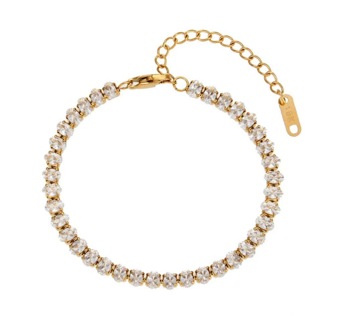 Bracelet-Heirloom Crystal Tennis