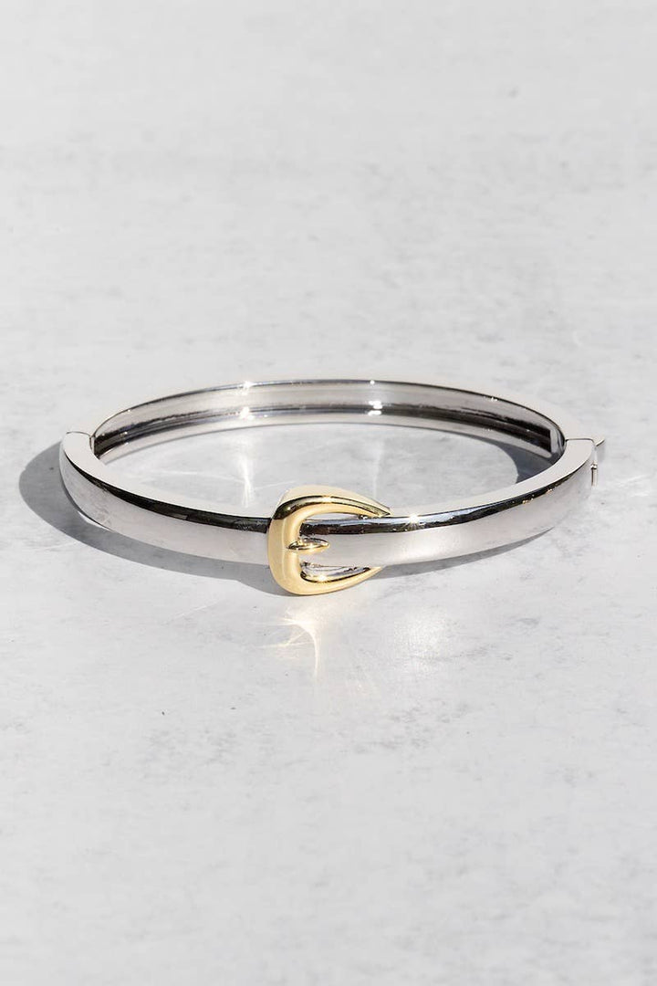 Bangle-Hipster Belt Duo Yellow Gold/Sterling Silver
