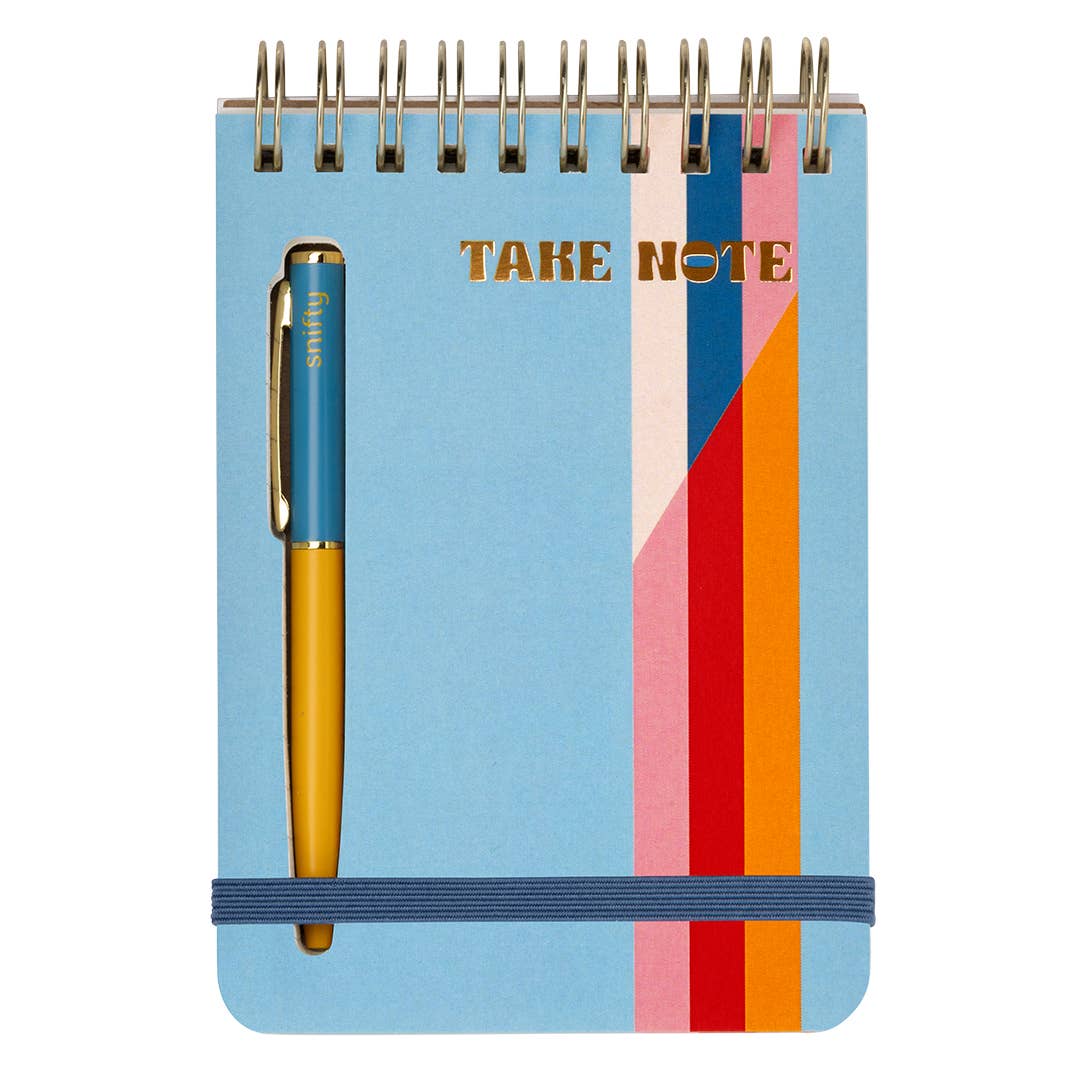 Take Note Notebook + Pen Set-Blue Skies